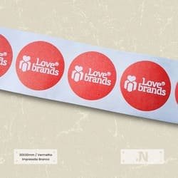 Adesivo Redondo Personalizado